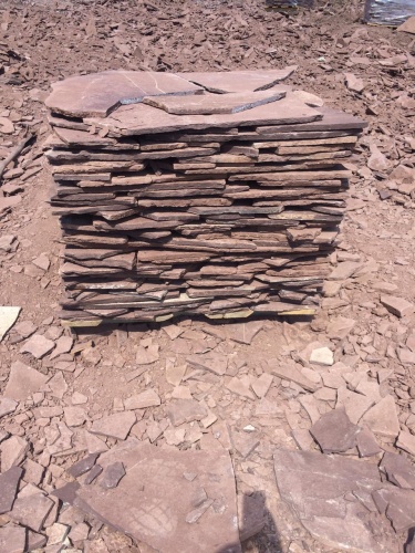 Плитняк лемезит бордовый для цоколя 1,5-2 см купить в Дзержинском