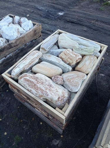 Златолит жёлтый, жёлто-зелёный глыбки и валуны для ланшафтного дизайна купить в Дзержинском